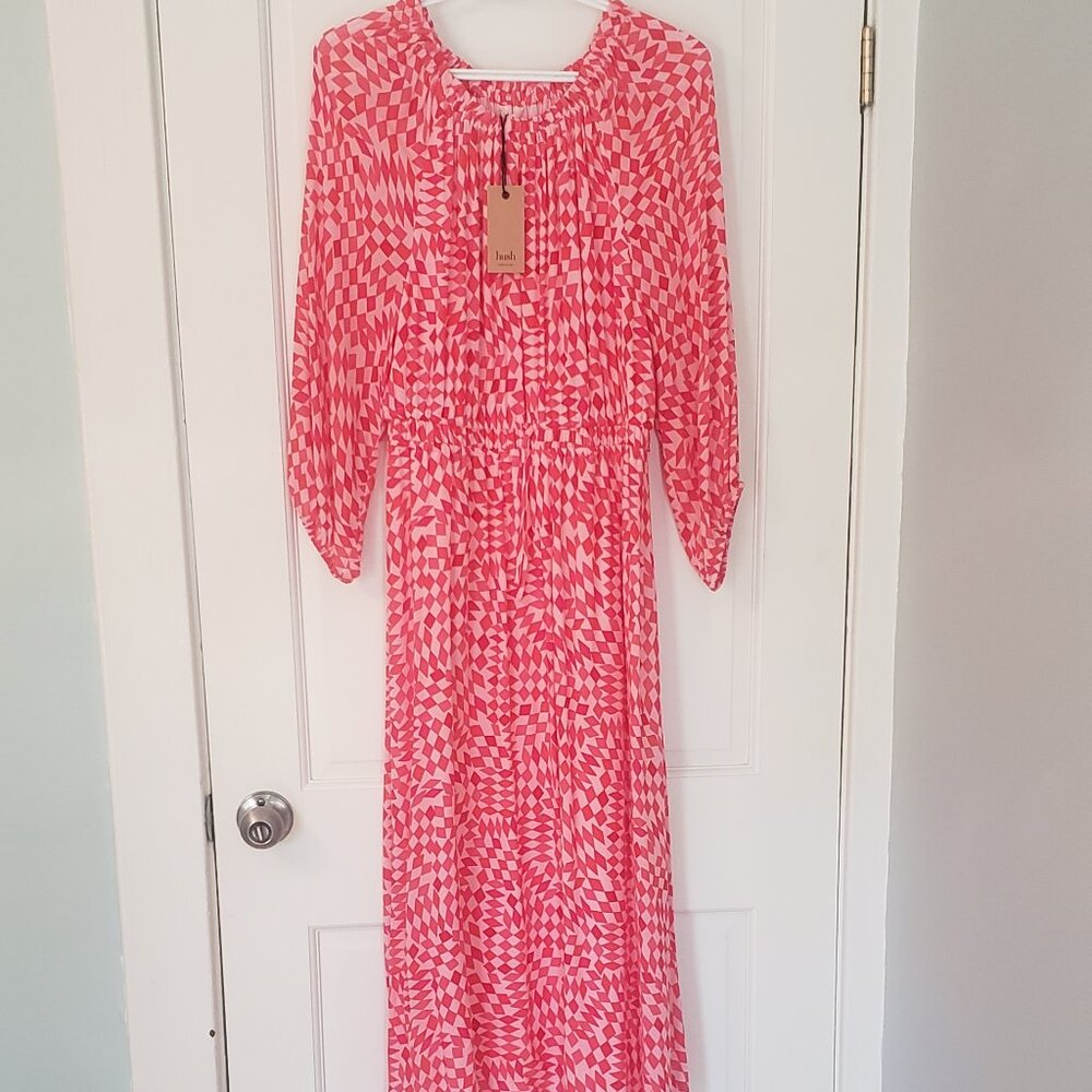 Off shoulder midi dress